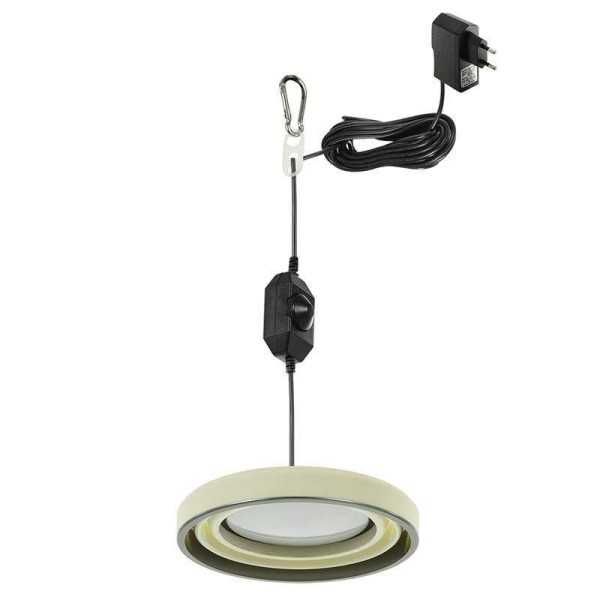 Lampe suspendue LED pliable blanc 15cm | ProPlus | Spot encastrable