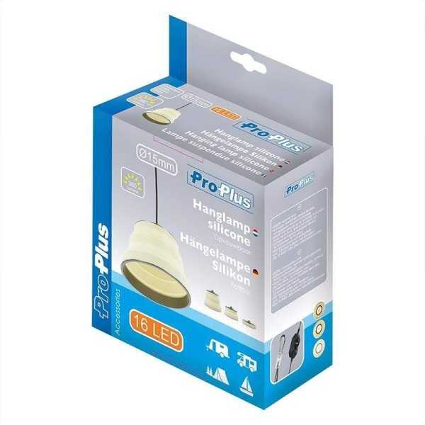 Lampe suspendue LED pliable blanc 15cm | ProPlus | Spot encastrable