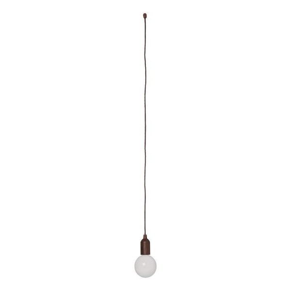 Lampe rétro XL motif en bois avec cordon 90cm | ProPlus | Spot enca...