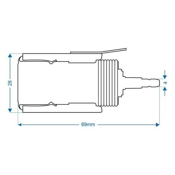 Capuchon à encastrer d'allume-cigares 12V 24V universel dans bliste...