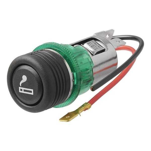 Allume-cigares la prise Ã  encastrer avec Eclairage 12V