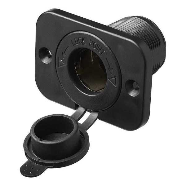 Prise Ã  encastrer d'allume-cigares 12V 24V avec bouchon