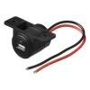 USB pris montage en surface 2100mA 12V 24V | ProPlus | Prise Allume...
