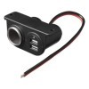 Allume-cigares la prise montage en surface et 2xUSB 12V 24V | ProPl...