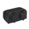 Kit de montage en surface: prise DIN et Prise-USB double 2x2100mA |...
