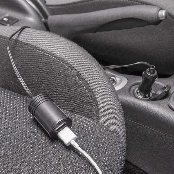 Rallonge 1M avec chargeur double USB 12V 24V | ProPlus | Adaptateur...