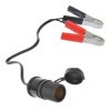 Prise Allume-cigare avec batterie clips 12V 24V-16A