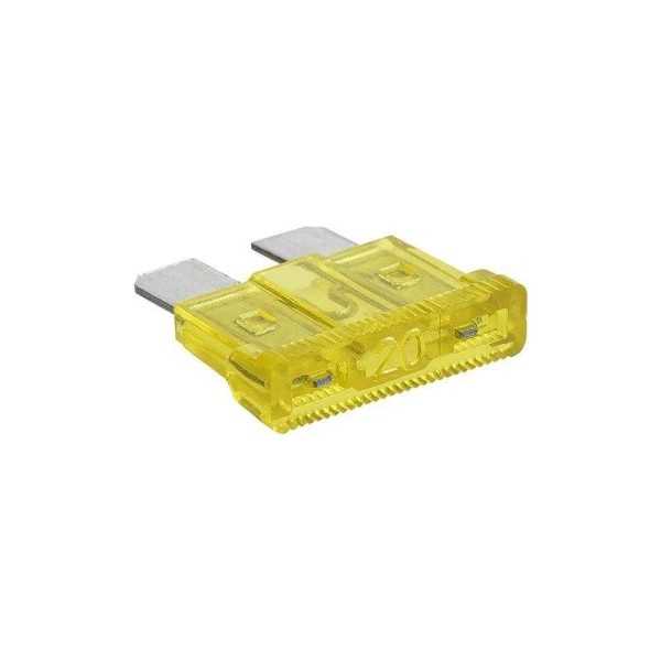 Fusibles standard 20A jaune 6 pièces dans blister | ProPlus | Fusible