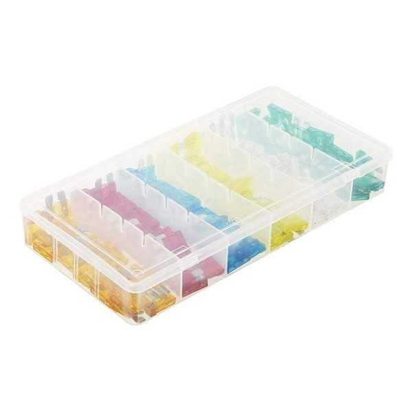 Fusibles standard assortiment 120 piÃ¨ces en coffre plastique