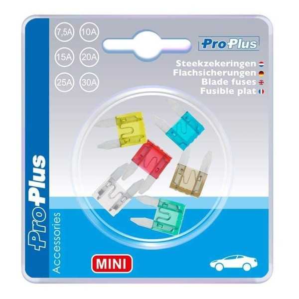 Fusibles mini assortiment de 6 piÃ¨ces dans blister