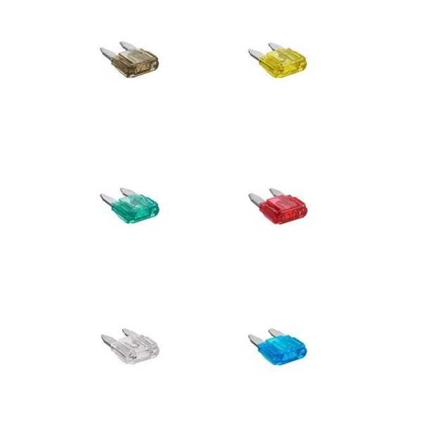 Fusibles mini assortiment de 6 pièces dans blister | ProPlus | Fusible