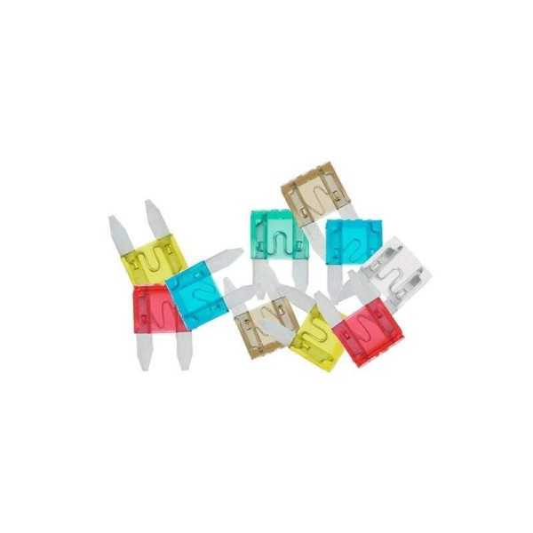 Fusibles plats mini assortiment de 10 pièces dans blister | ProPlus...