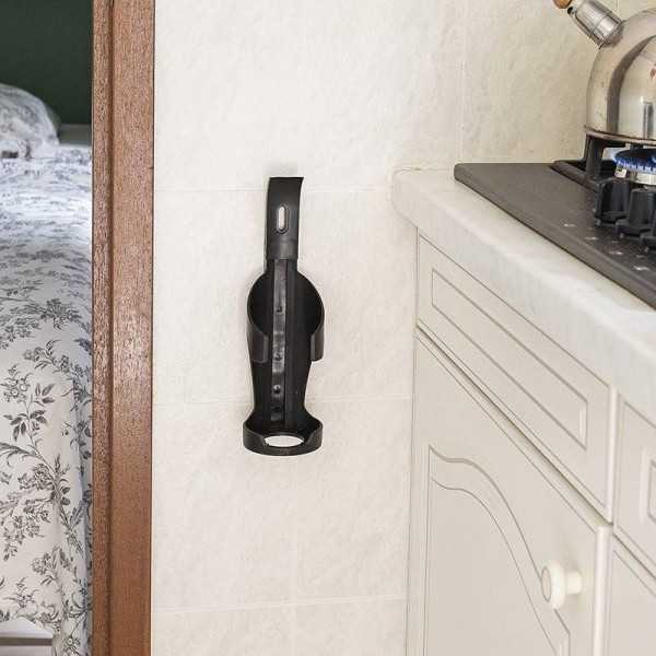 Support mural noir pour extincteur 750ml (510310V01 - 510311V01) | ...