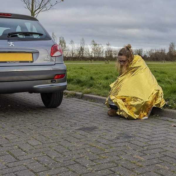 Couverture de survie 2 pièces 160x210cm | ProPlus | Rideau Isotherme