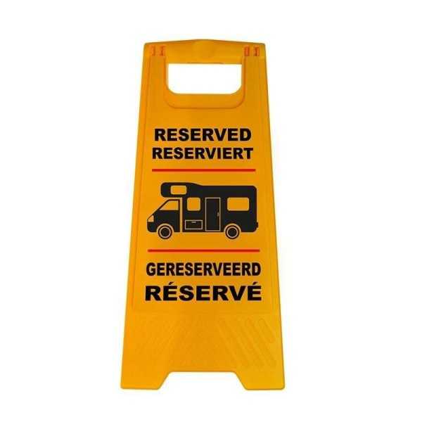 Panneau de marquage "Réservé" pour camping-car | ProPlus | Triangle...