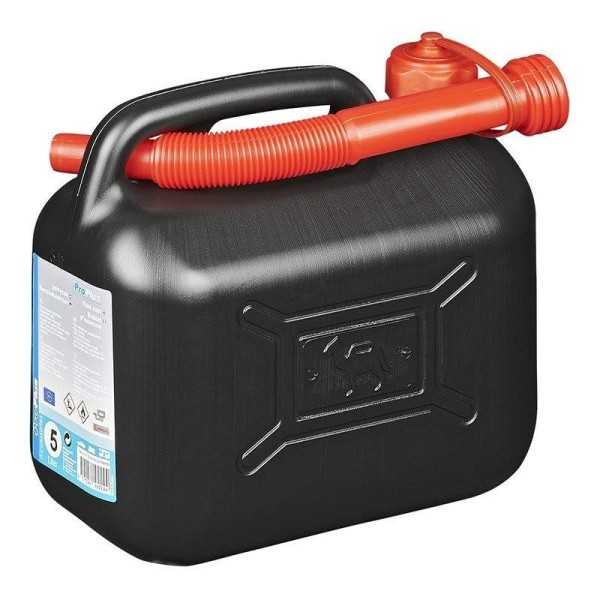 Jerrycan 5L plastique noir UN-approuvé | ProPlus | Jerrican & Bidon