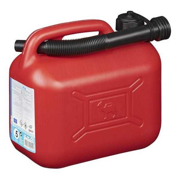 Jerrycan 5L plastique rouge UN-approuvé | ProPlus | Jerrican & Bidon