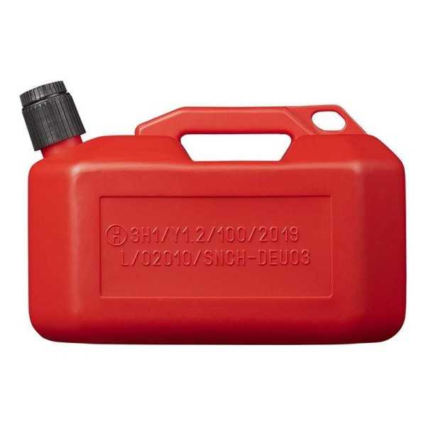 Jerrycan 10L plastique rouge UN-approuvé (modèle bas) | ProPlus | J...