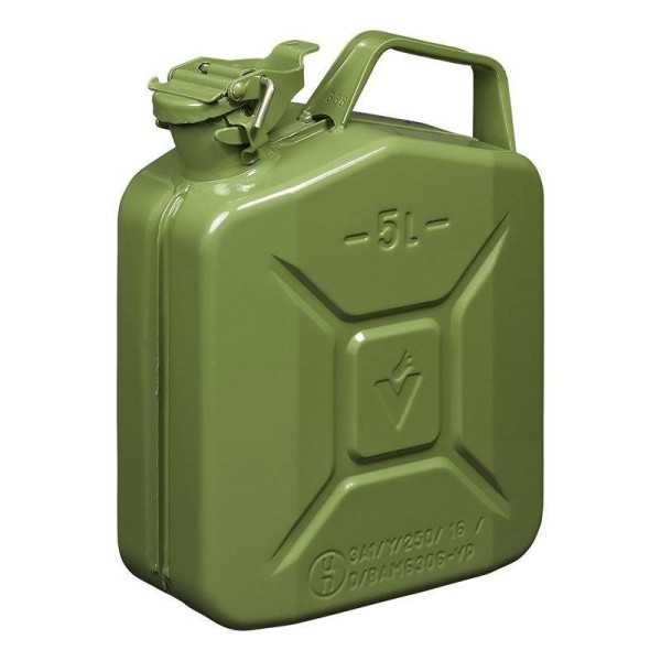 Jerrycan 5L mÃ©tal vert UN- & TÃ¼V GS-approuvÃ©