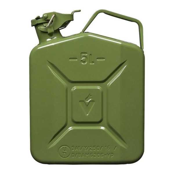 Jerrycan 5L métal vert UN- & TüV GS-approuvé | ProPlus | Jerrican &...