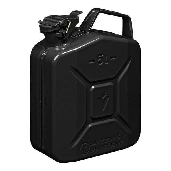 Jerrycan 5L mÃ©tal noir UN- & TÃ¼V GS-approuvÃ©