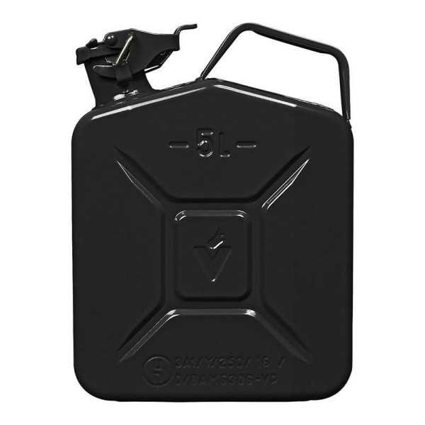 Jerrycan 5L métal noir UN- & TüV GS-approuvé | ProPlus | Jerrican &...