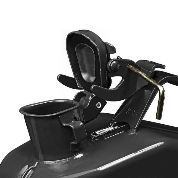 Jerrycan 5L métal noir UN- & TüV GS-approuvé | ProPlus | Jerrican &...