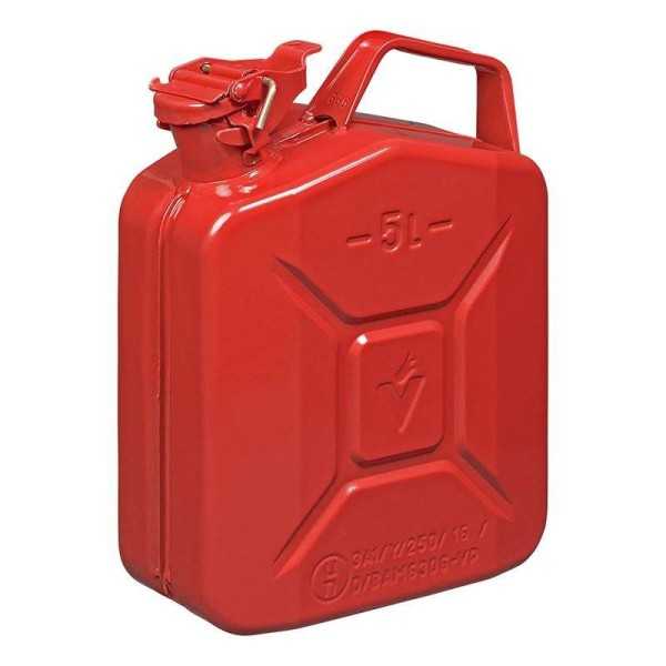 Jerrycan 5L mÃ©tal rouge UN- & TÃ¼V GS-approuvÃ©