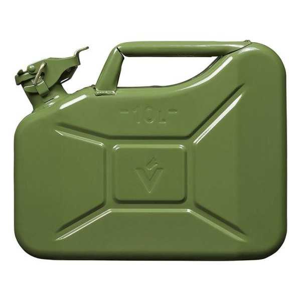 Jerrycan 10L métal vert UN- & TüV GS-approuvé | ProPlus | Jerrican ...