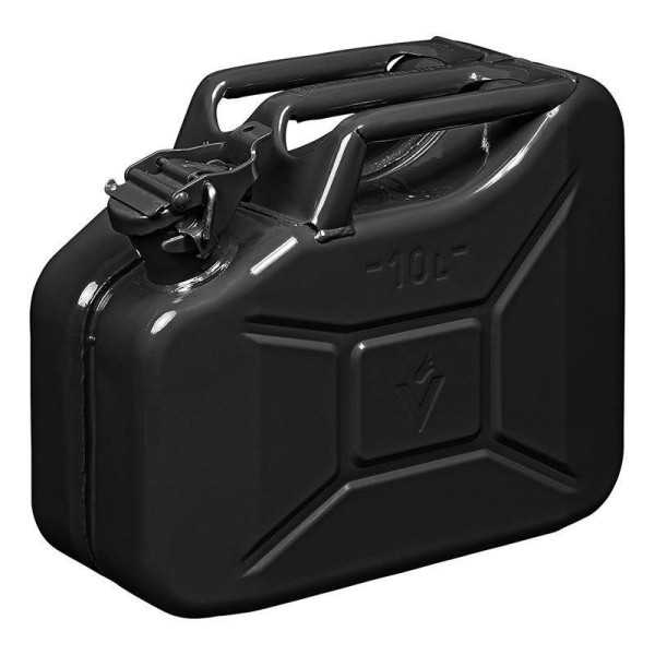 Jerrycan 10L mÃ©tal noir UN- & TÃ¼V GS-approuvÃ©