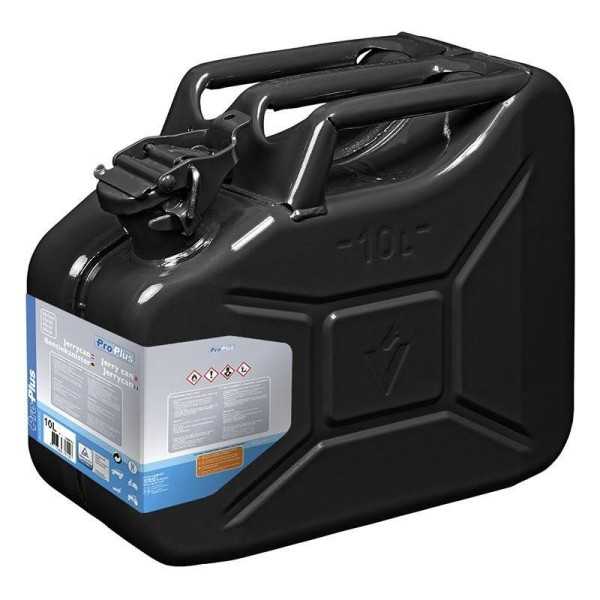 Jerrycan 10L métal noir UN- & TüV GS-approuvé | ProPlus | Jerrican ...