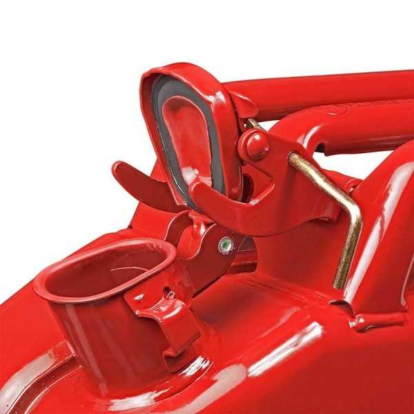 Jerrycan 10L métal rouge UN- & TüV GS-approuvé | ProPlus | Jerrican...
