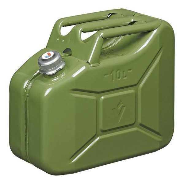 Jerrycan 5L mÃ©tal vert avec bouchon Ã  vis magnÃ©tique UN- & TÃ¼V GS-approuvÃ©