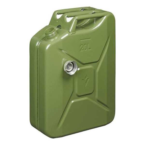 Jerrycan 5L métal vert avec bouchon à vis magnétique UN- & TüV GS-a...