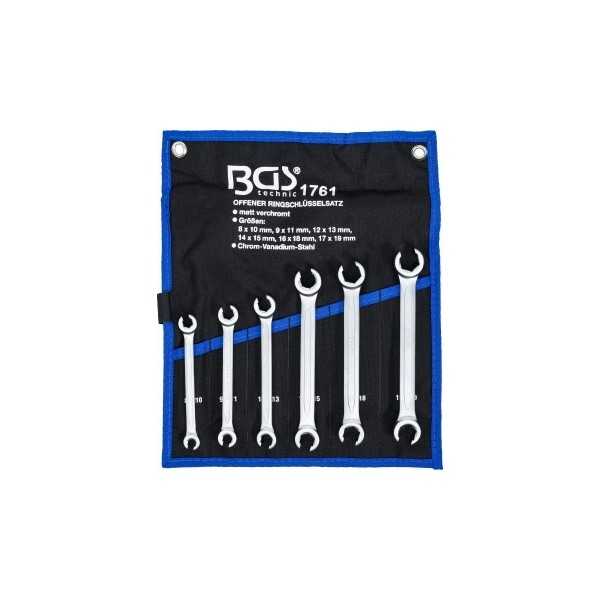 Jeu de clÃ©s Ã  tuyauter 8 x 10 17 x 19 mm 6 piÃ¨ces