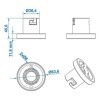 Bouchon GPL court | ProPlus | Adaptateur Gpl