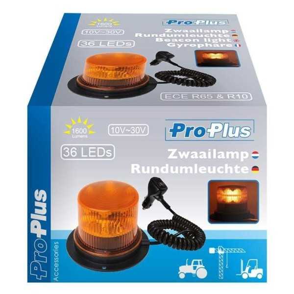 Gyrophare orange 36LED 10-30V | ProPlus | Éclairage