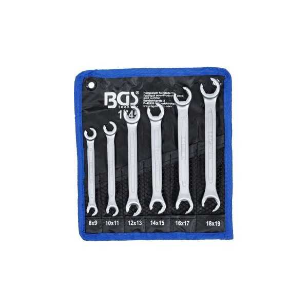 Jeu de clÃ©s Ã  tuyauter 8 x 9 18 x 19 mm 6 piÃ¨ces