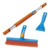 Brosse à neige avec grattoir à glace et manche télescopique 99-127c...
