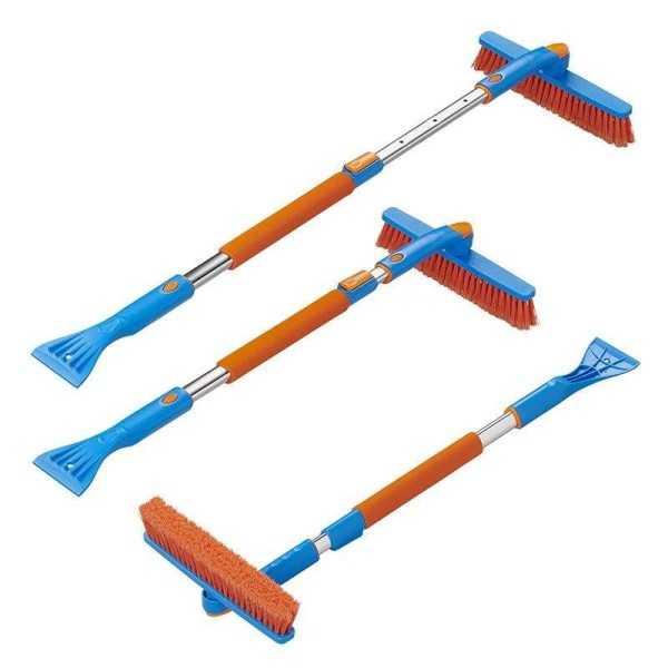 Brosse à neige avec grattoir à glace et manche télescopique 99-127c...