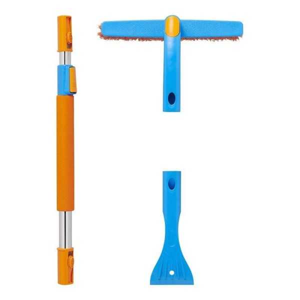Brosse à neige avec grattoir à glace et manche télescopique 99-127c...