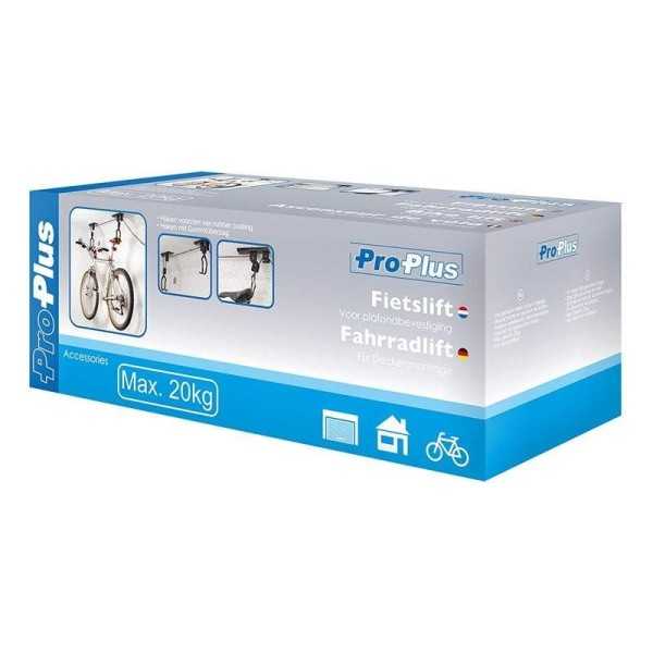 Ascenseur de vélo pour montage au plafond | ProPlus | Treuil