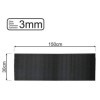 Tapis antidÃ©rapant noir 150x30cm 3mm