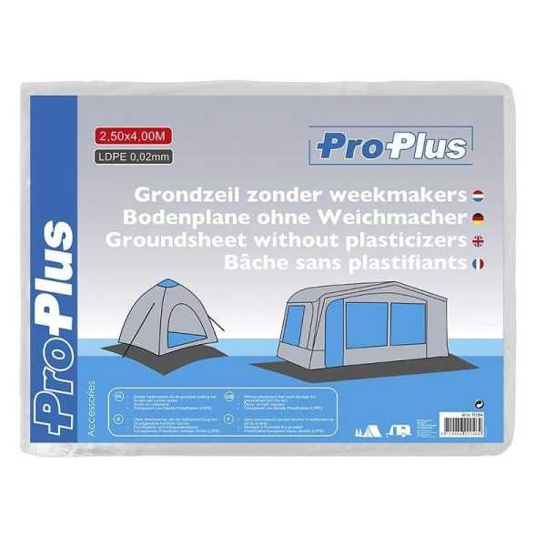 Bâche sans plastifiants 2,50x4,00M LDPE 0,02mm | ProPlus | Tapis de...