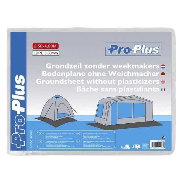 Bâche sans plastifiants 2,50x4,00M LDPE 0,03mm | ProPlus | Tapis de...