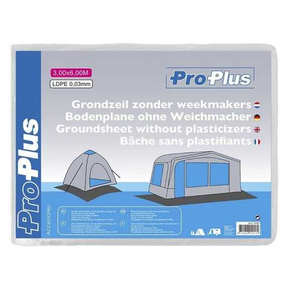 Bâche sans plastifiants 3,00x6,00M LDPE 0,03mm | ProPlus | Tapis de...