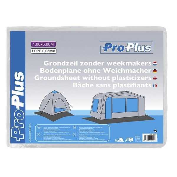 Bâche sans plastifiants 4,00x5,00M LDPE 0,03mm | ProPlus | Tapis de...