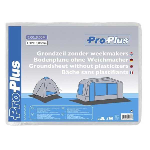Bâche sans plastifiants 5,00x6,00M LDPE 0,03mm | ProPlus | Tapis de...