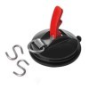Fixation ventouse avec anneau et 2 S-crochets