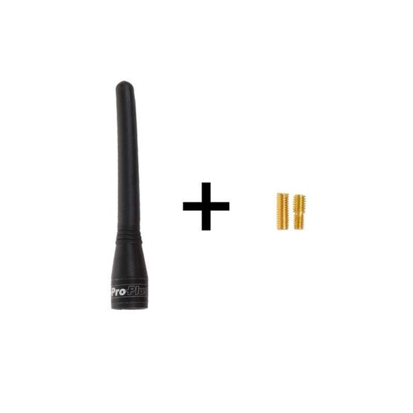 Antenne de voiture 10cm Incl. adaptateurs M5 & M6 | ProPlus | Antenne
